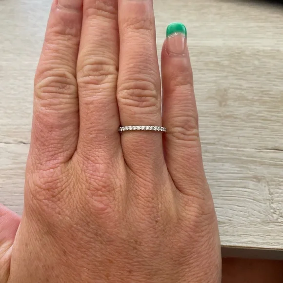 White gold Diamond Band